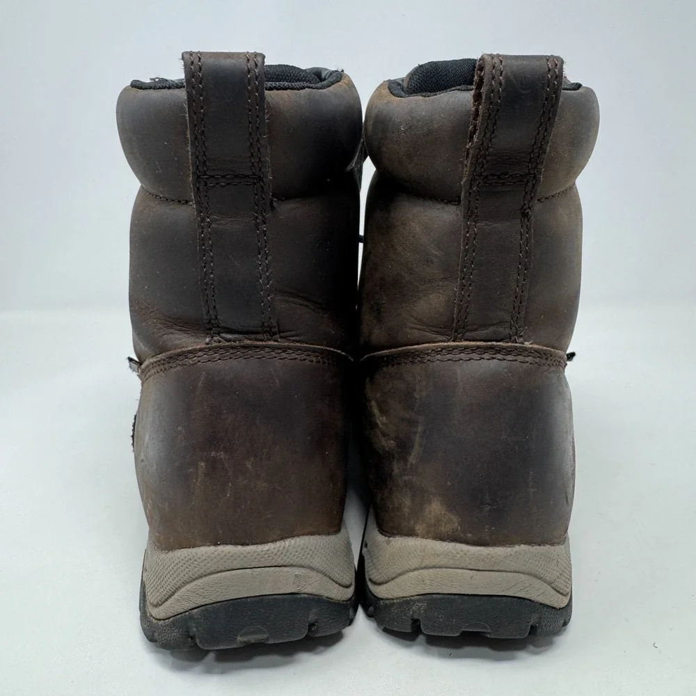 Duluth Trading Company Work Boots Brown Leather Water Resistance Men's Size 11.5